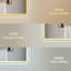 Harcrest Lighted Metal Framed Wall Mounted Bathroom in Gold-125873404