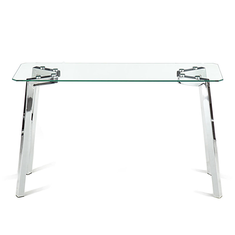 Theo 125cm Glass Top Console Table