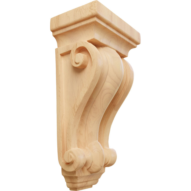 Corbeille en bois Cole Pilaster, (paquet de 6), Érable, L 5 po x P 3,25 po x H 9,5 po