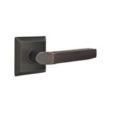 Milano Flat Passage (Hall & Closet) Door Lever with Square Rosette