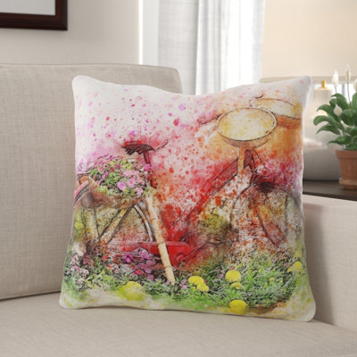 Durrah Outdoor Reversible Throw Pillow