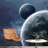 Planet In Outer Space Galaxy Border-82369884-82369879