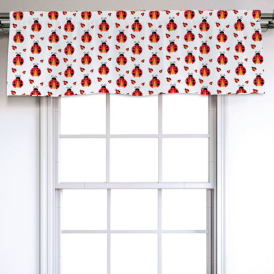 Sateen Ruffled Window Valance
