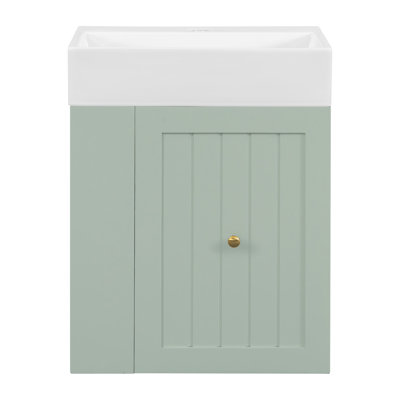 20-Inch Bathroom Vanity With Ceramic Sink
