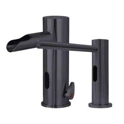Robinet sans contact à capteur FS10280B avec distributeur de savon assorti noir mat FS10280B