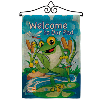 Double Sided 18.5'' H x 13'' W Polyester Flag Set