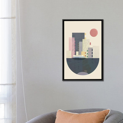 « city on earth » par flatowl, impression sur toile