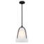 Mini-luminaire suspendu noir mat 1 lumière Whitmore