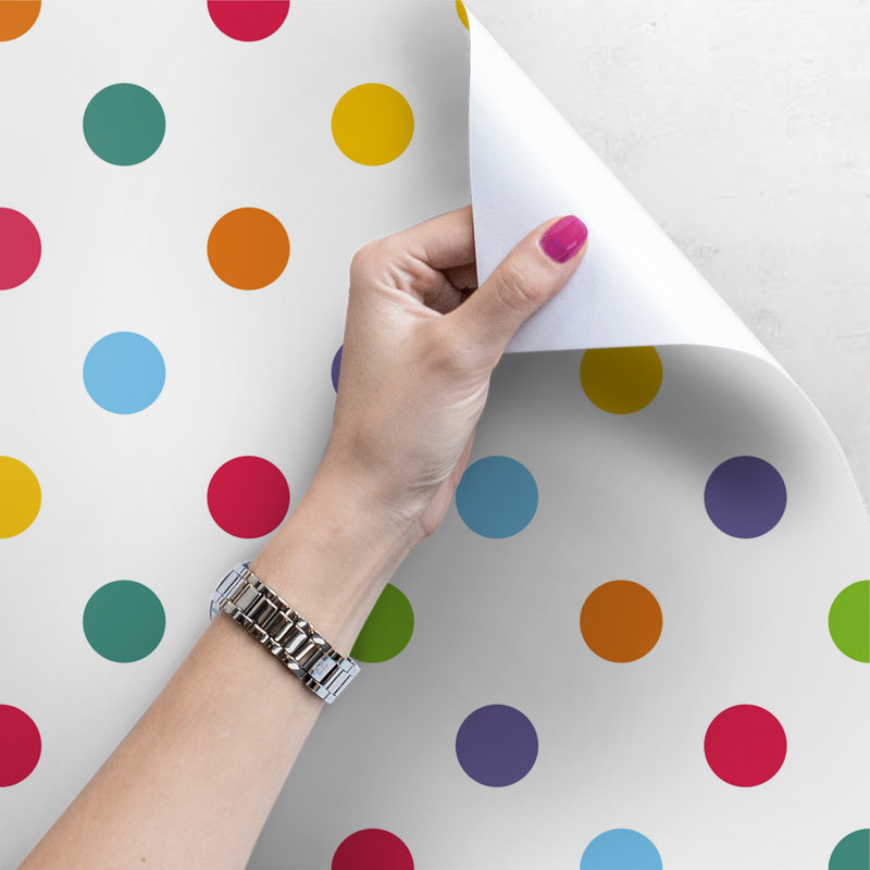 Kimberlyanne Matte Peel and Stick Mural, Multicolour, 250 x 250cm