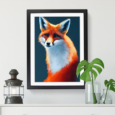FRM-V0523-1038X Fox Portrait Vol.4 - Single Picture Frame Print