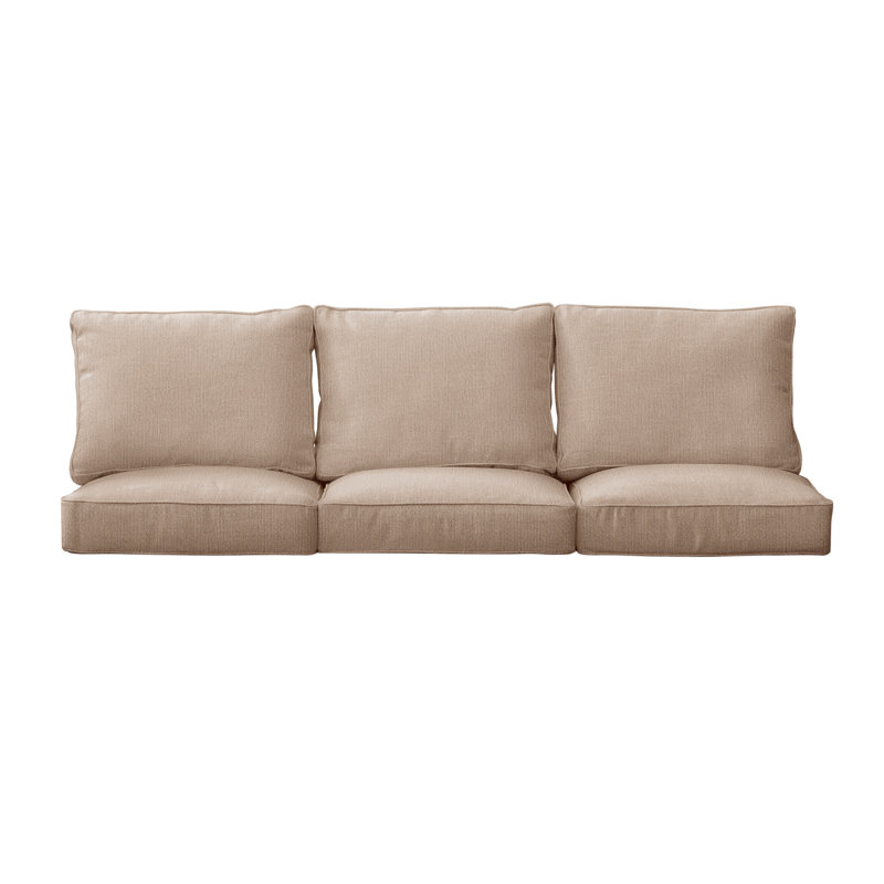 Ensemble de coussins de canapé Sunbrella, L 23 po x P 25 po, Géométrique beige