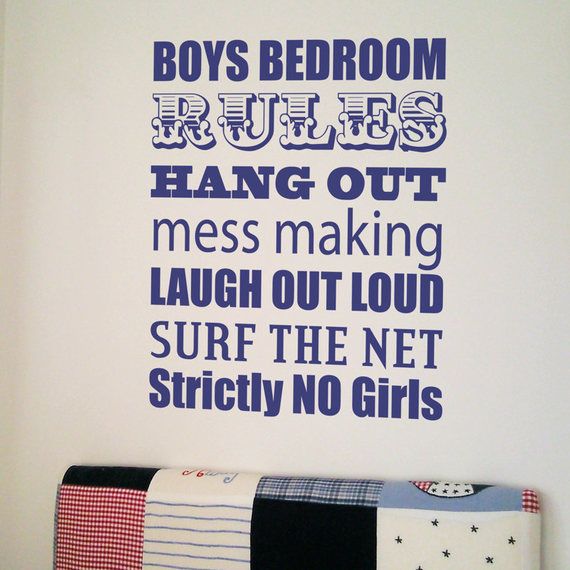 Wall Decal, Navy Blue