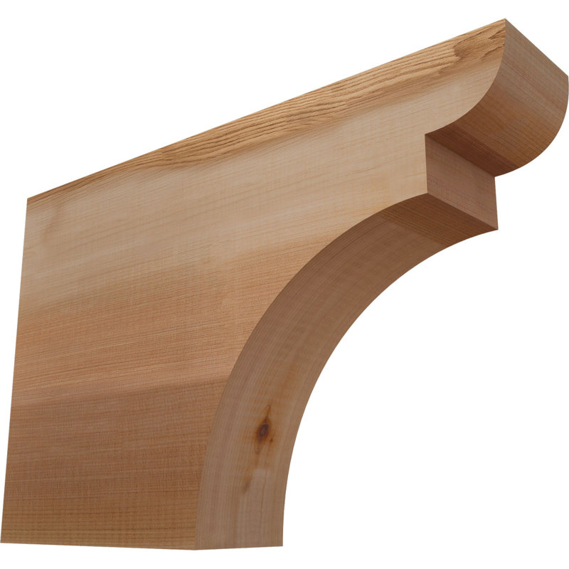 Yorktown Smooth Rafort Tail, Cèdre rouge, H 12 po x l 18 po x P 3,5 po