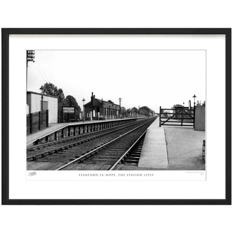 Stanford-le-Hope, The Station C1955 by Francis Frith - Single Picture Frame Print, 45cm H x 60cm W x 2.3cm D