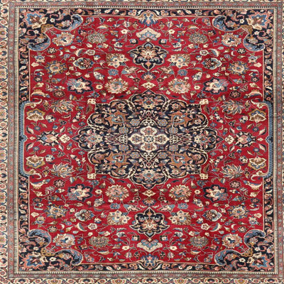Tapis décoratif oriental noir/rouge/brun Kayne