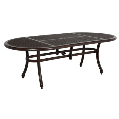 Coco 84" Oval Dining Umbrella Table