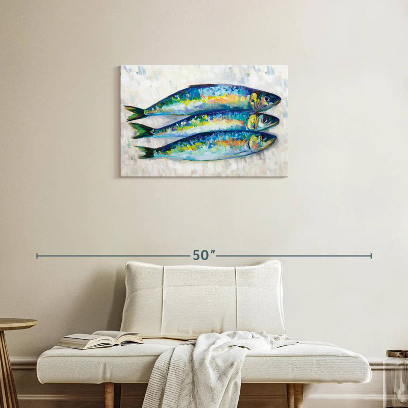 Yarlin Fish Trio, 20" H x 30" W