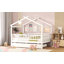 Lit en bois avec lit gigogne simple-508615578