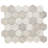 Driftwood Blue Textured 2 Inch Hexagon
