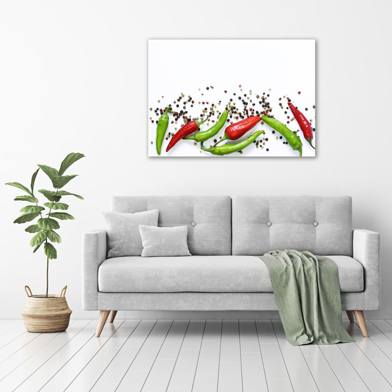 Chilli Peppers - Wrapped Canvas Print