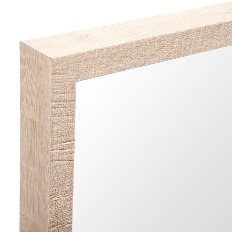 Miroir de salle de bain Aariah, Brun clair, H 41,5 po x l 21,5 po