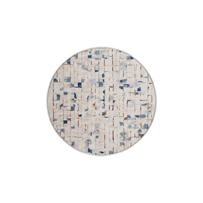 Machine Washable Beige Area Rug