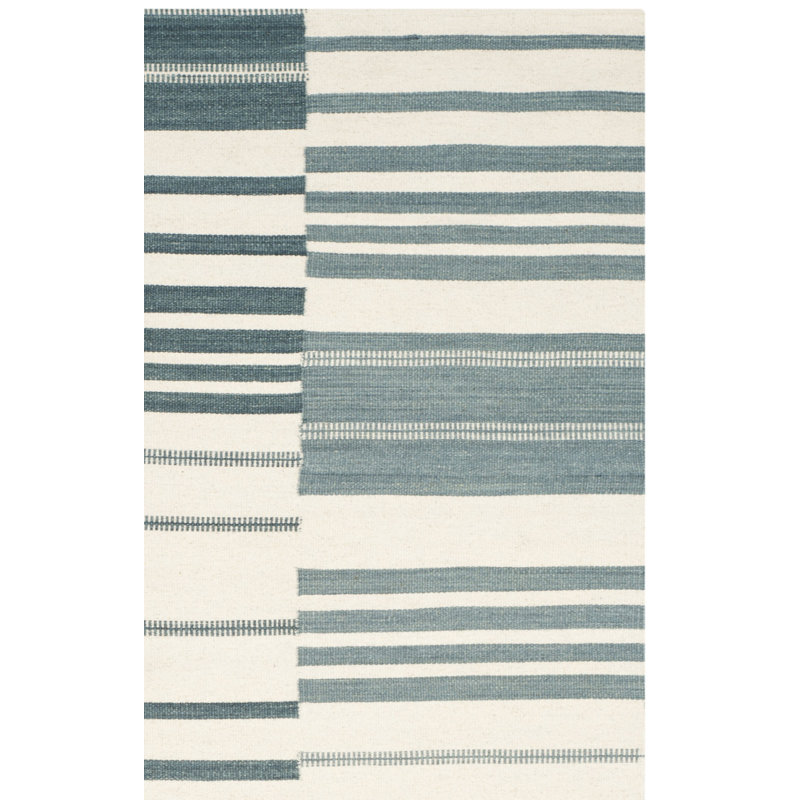 Kilim Hand Woven Flat Weave Wool/Cotton Rug, Rectangle 9' x 12'