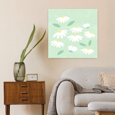 Marguerites, art abstrait de marguerite contemporaine
