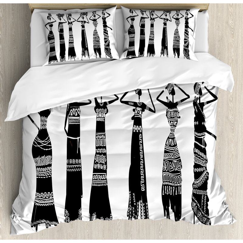 African Modern & Contemporary Duvet Cover, King