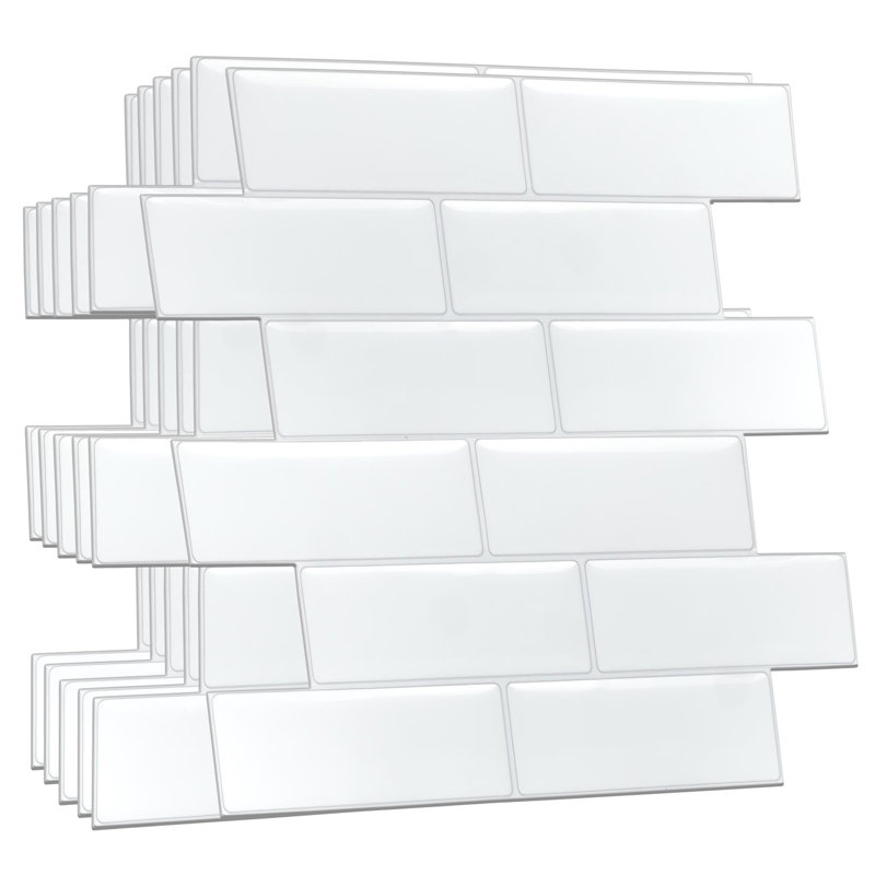 Mirbana 15.4cm x 30.5cm PVC  Subway Tile