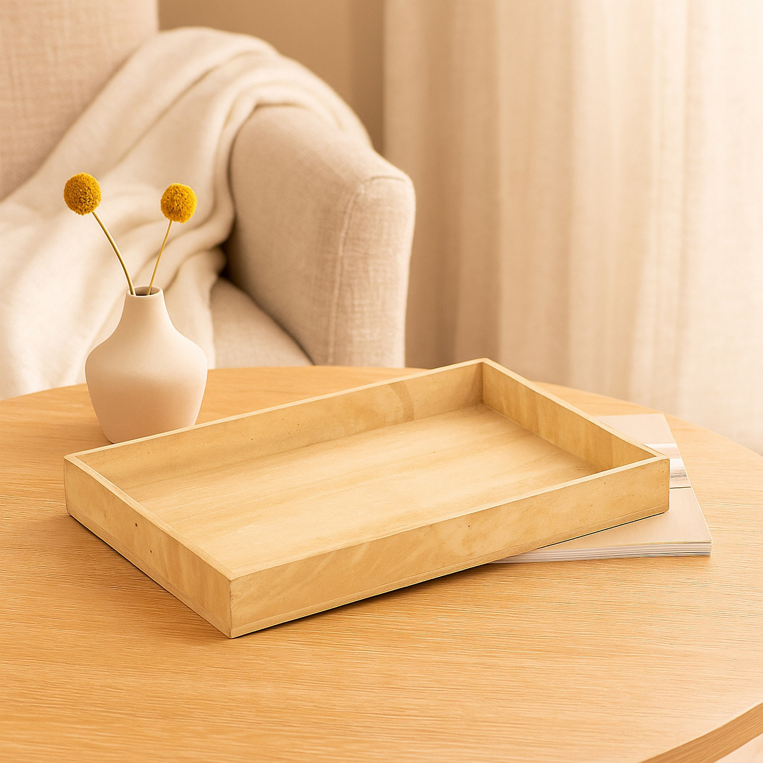 Ottava Decorative Tray, 13.7" W x 13.7" D