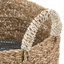 Hand Woven Wicker Laundry Hamper with Handles-105726299
