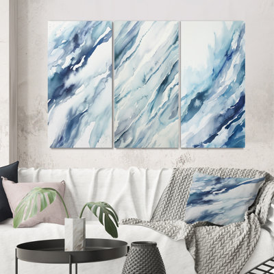 Blue Whirlwind - 3 Piece Print Set