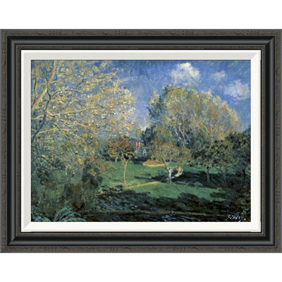 " Hoschede Gardens " by Alfred Sisley