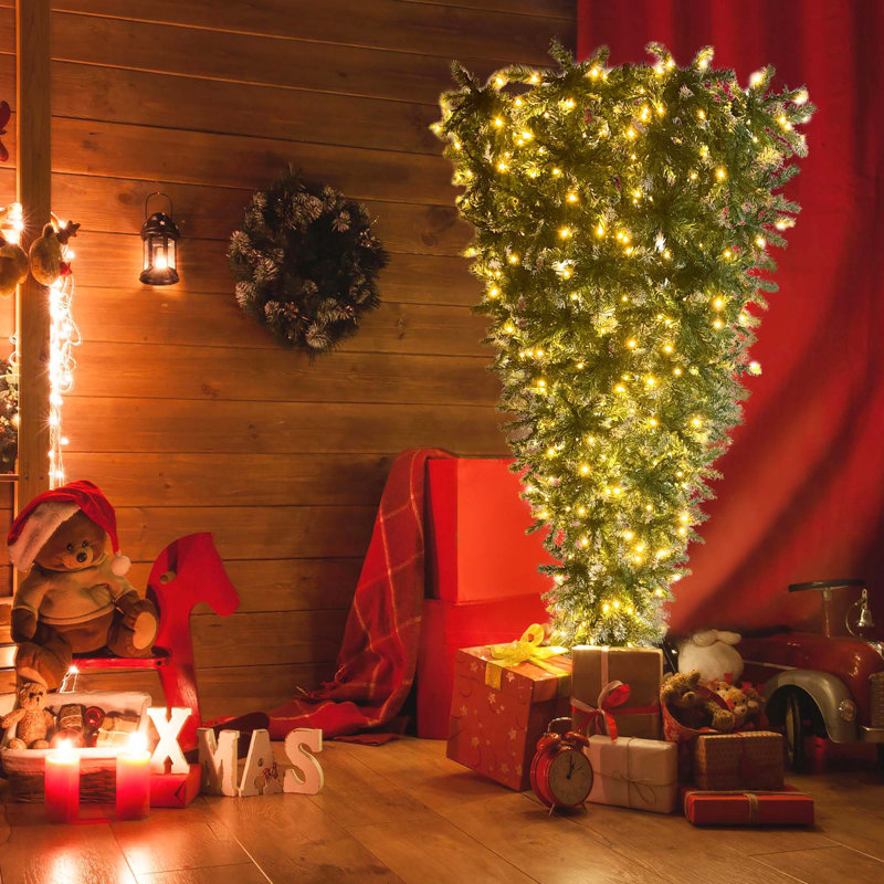 Arbre de Noël vert 7,4 pi envers