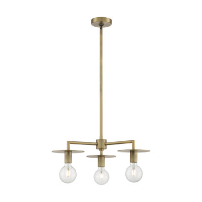 Lustre sphérique spoutnik à 3 lumières Sawvel