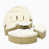 Coussin beige / structure brune est en rupture de stock