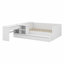 Lit plateforme en bois avec tiroirs, tablettes et coiffeuse-1400639323