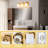 3 Light Modern Bathroom Light Fixtures Over Mirror, Brass Vanity Lights Milky White Glass Shades, E26 Socket (Bulbs Not Included)-189866193-168900348-92567187