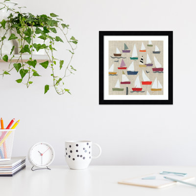 Montier Plain Sailing Framed on Paper by Jenny Frean Print