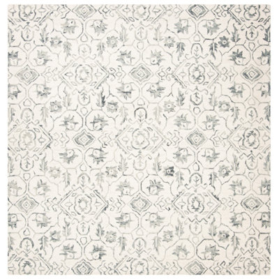 Pimentel Hand Tufted Wool Floral Rug