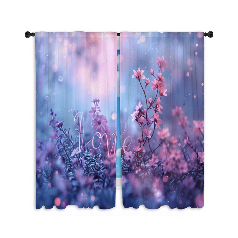 Paire de rideaux obscurcissant en polyester Faughn, L 40 po x L 84 po