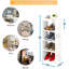 4 Pair Stackable Shoe Storage Cabinet