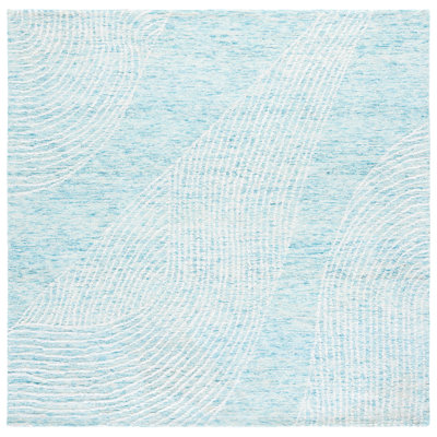 Pine Hand Tufted Wool;Cotton Abstract Rug