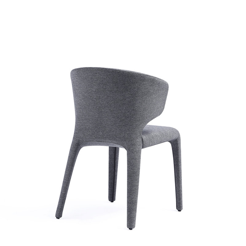 Chaise d'appoint Conrad Mid-Century, Gris, Set of 4
