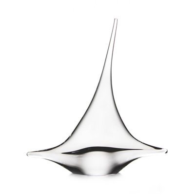 Handmade Glass Sailboat Figurine