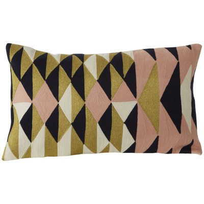 Lance Geometric Rectangular Cushion