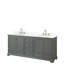 Meuble-lavabo double autoportant Deborah avec plateau en quartz-92725378-92725380-92725383