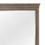 Mordecai X P 38 po H Miroir rectangulaire transitionnel avec cadre en bois