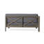 Ensemble de banc d'angle et de table basse en bois d'acacia 2 pièces, siège modulaire d'extérieur gris foncé-129224206-129224207-129224208-129224210-129224211